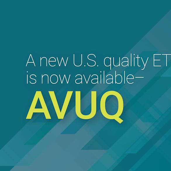 A new U.S. quality ETF is now available–AVUQ